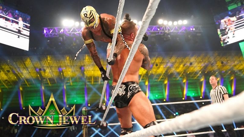 Randy has certainly not forgotten the Crown Jewel match